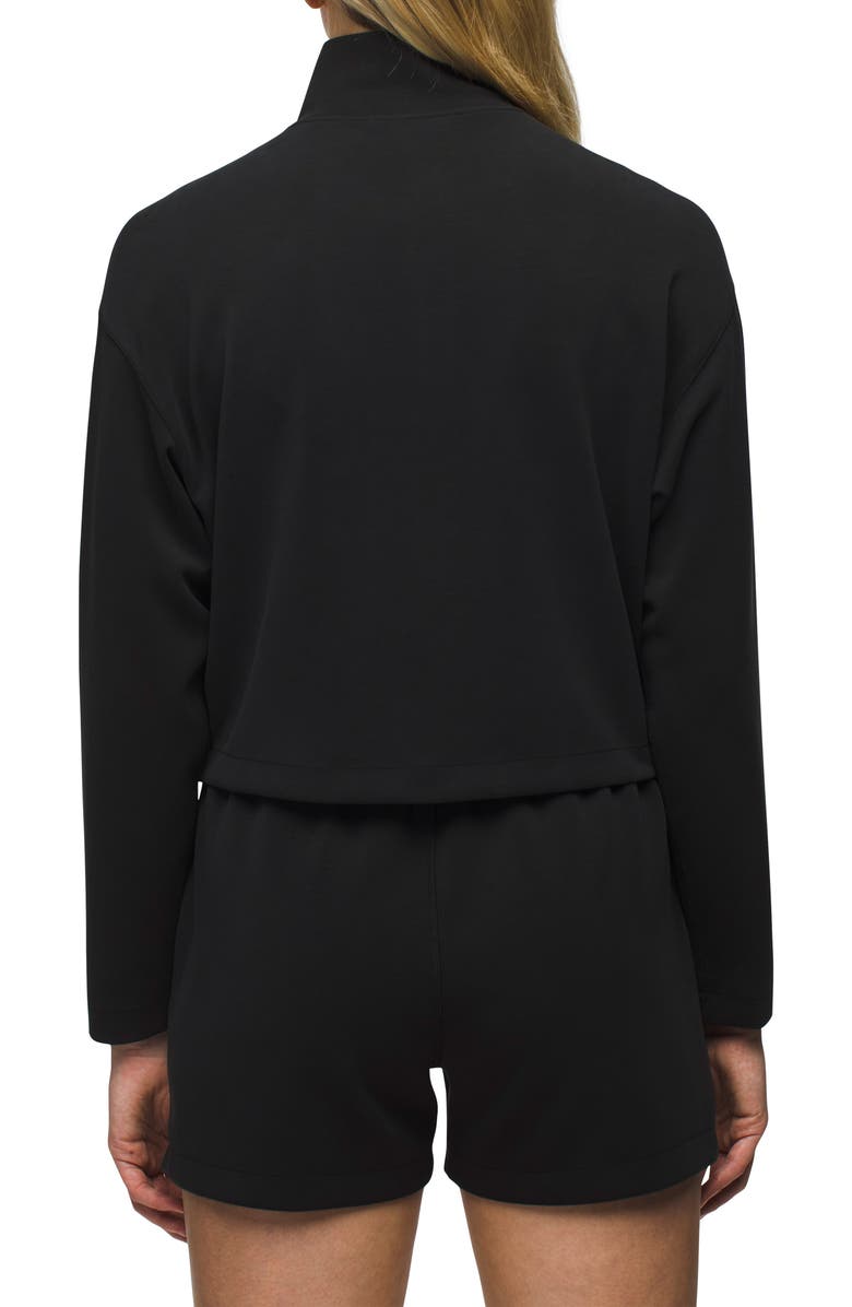prAna Shea Half Zip, Alternate, color, Black