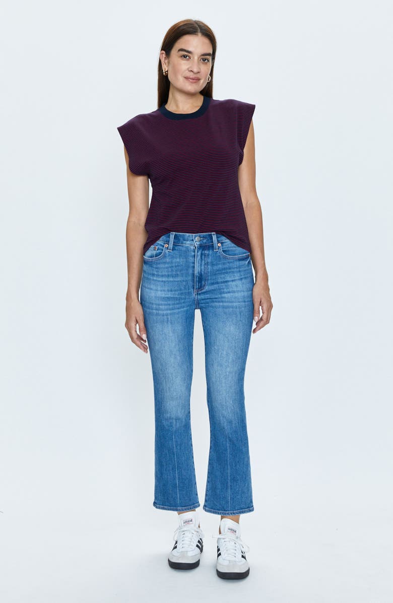 Pistola Lennon High Waist Ankle Bootcut Jeans, Alternate, color, Caravan