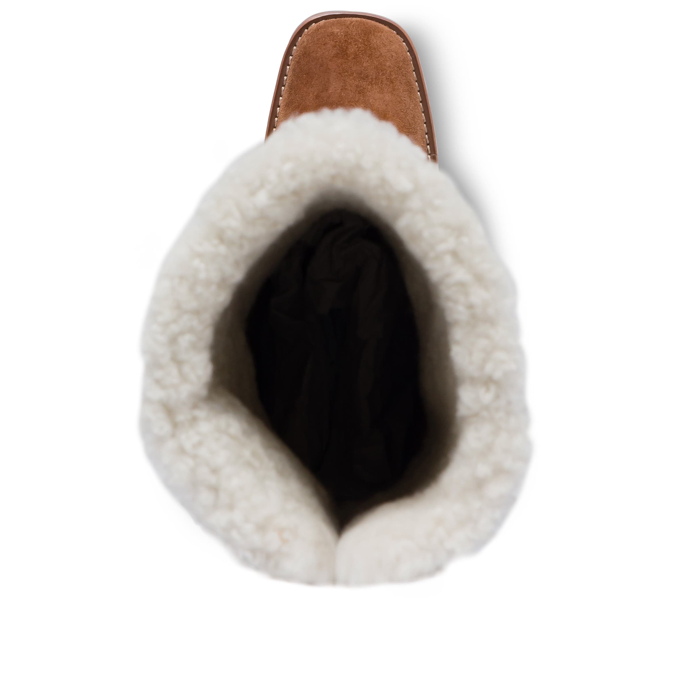 Bernardo 1946 Footwear Brix Shearling Over The Knee Boot, Alternate, color, Caramel