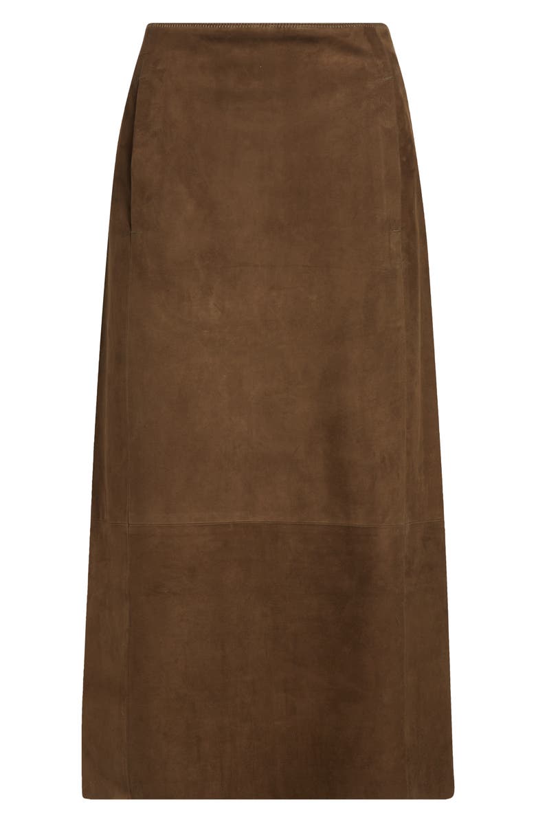 Vince Slim Suede Skirt, Alternate, color,