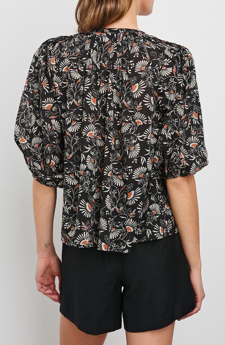 Rails Casset Puff Sleeve Top, Alternate, color, 