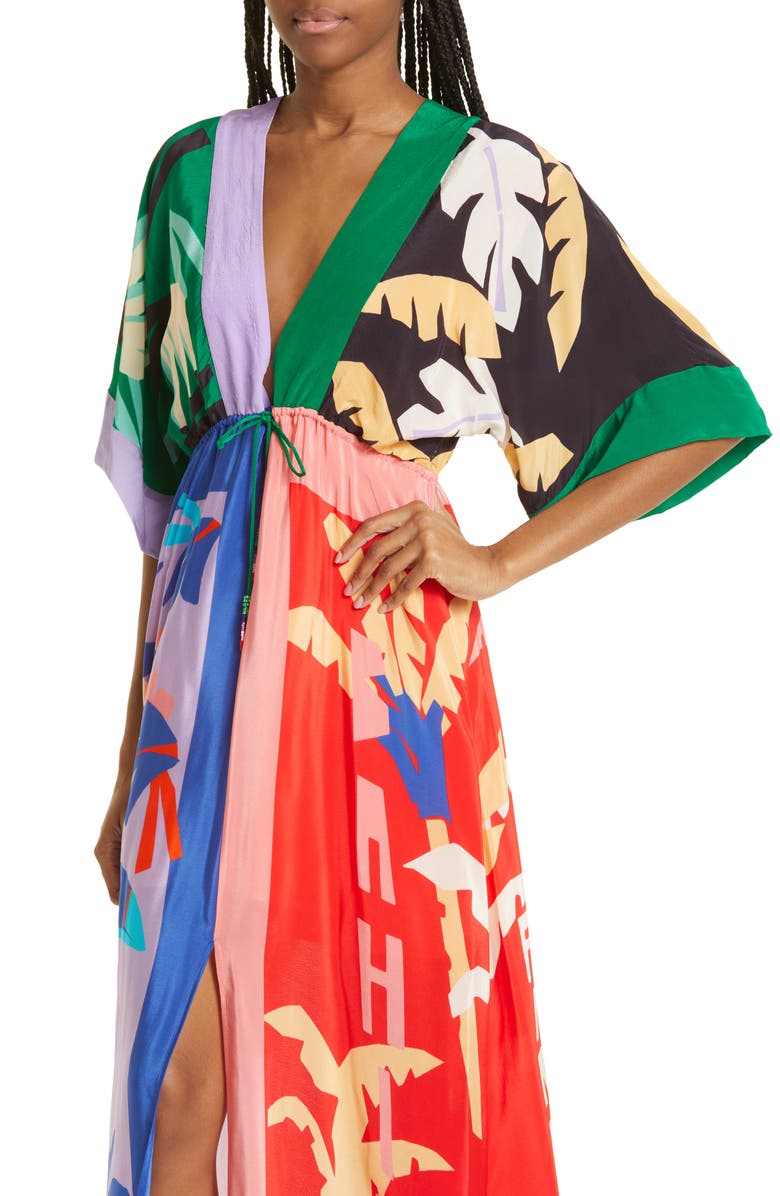 FARM Rio Brasil Bahia Colorblock Dress, Alternate, color, 