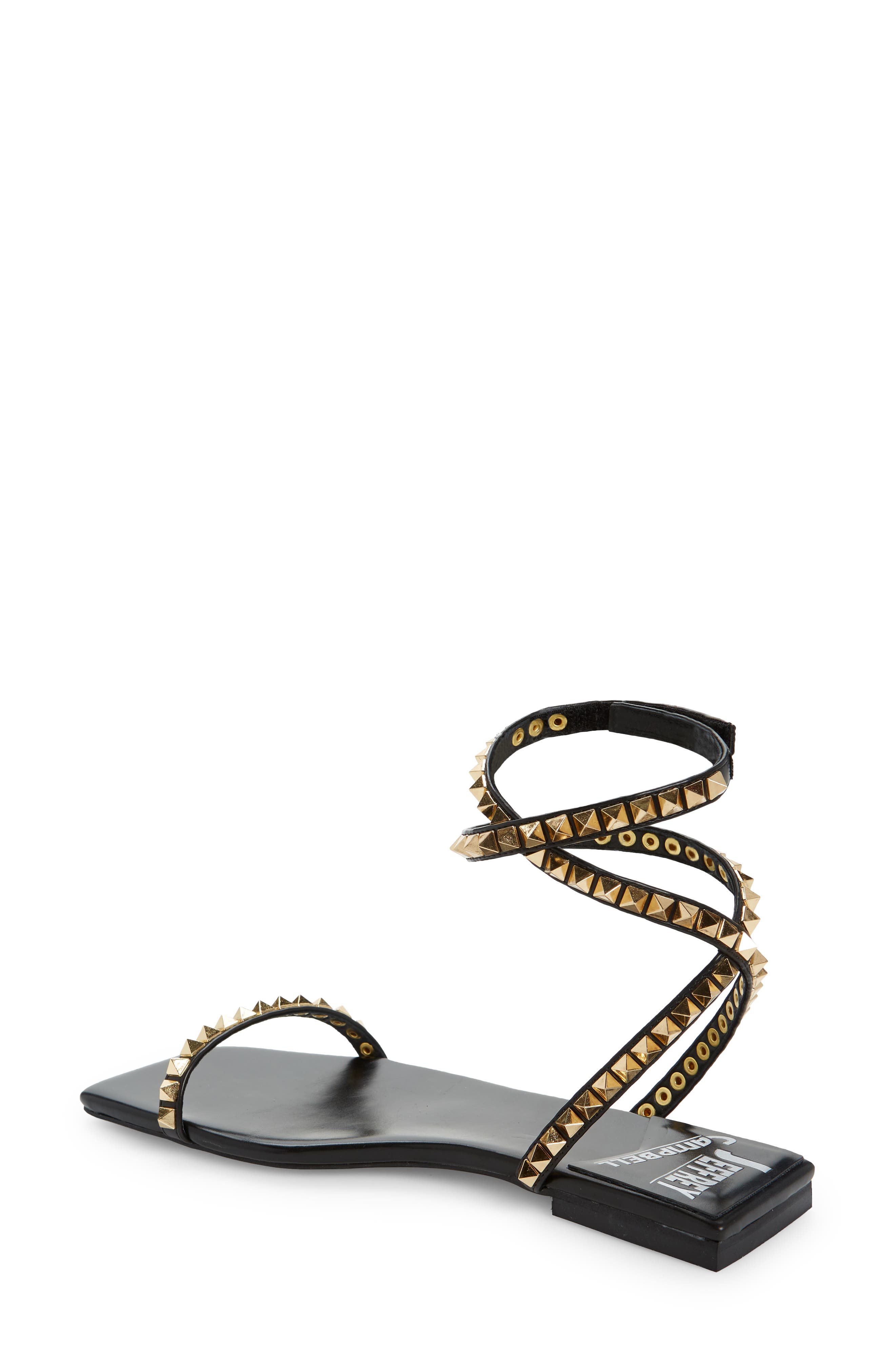 Luxor Strappy Sandal, Alternate, color, BLACK GOLD COMBO