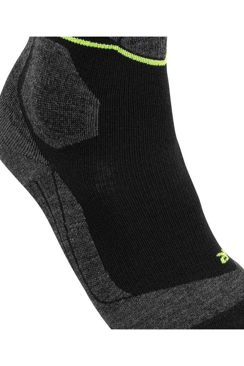 SK Compression Wool Ski Socks, Alternate, color, Black-Lightning, W2