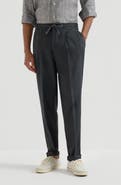 Brunello Cucinelli Trousers with drawstring and double pleats
