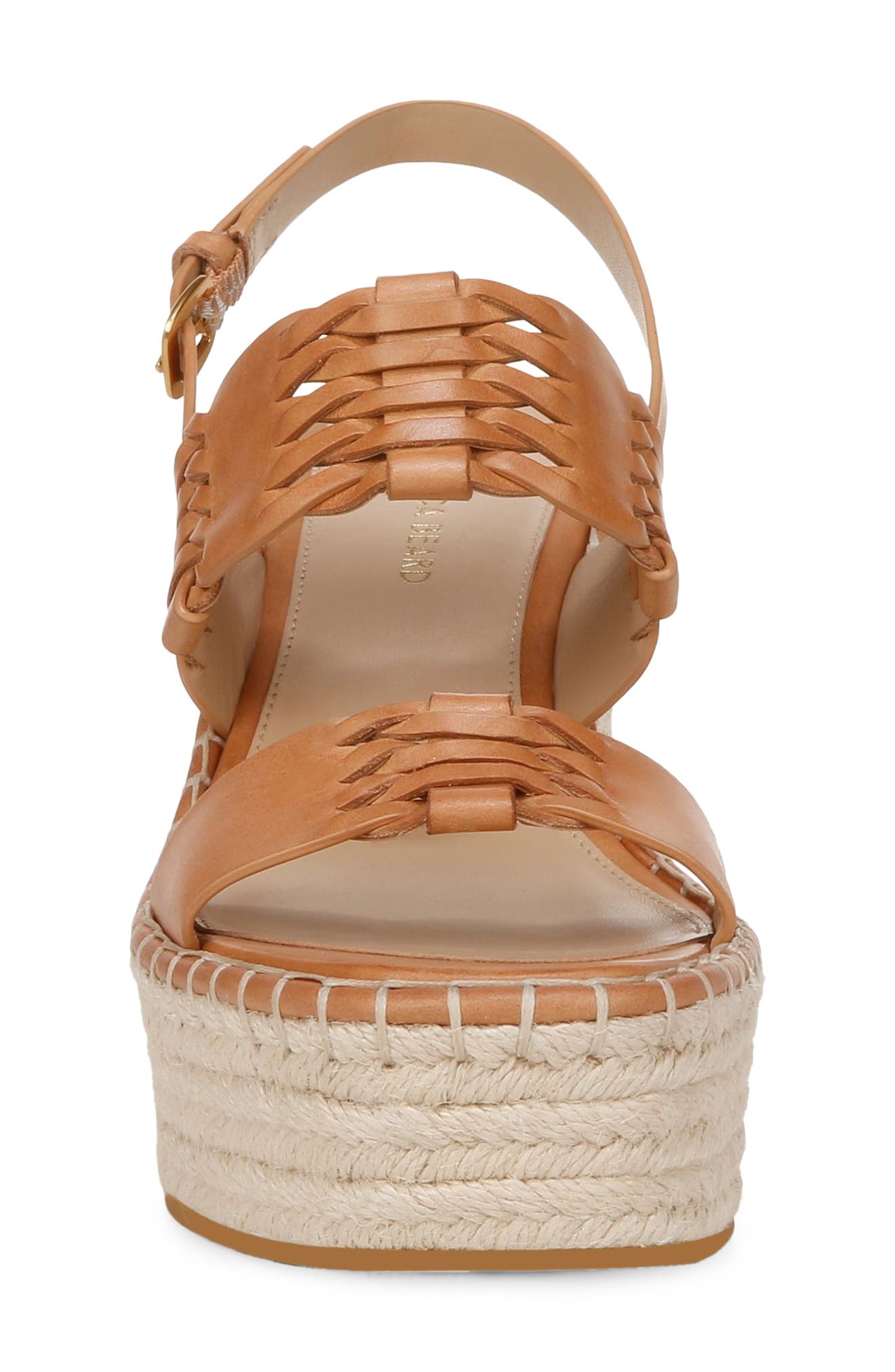 Veronica Beard Riya Slingback Espadrille Platform Wedge Sandal, Alternate, color, Natural