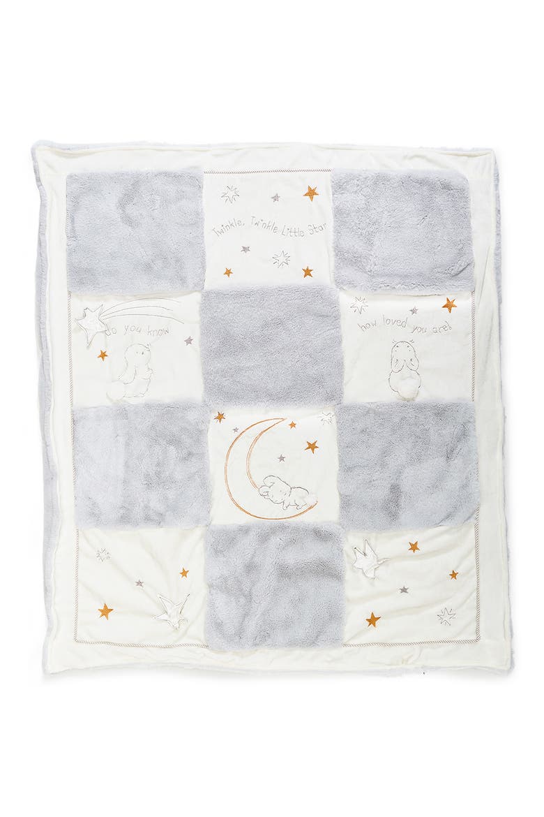 Little Star Quilt, Board Book & Stuffed Animal Set, Alternate, color, GREY