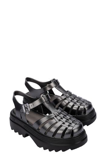 Melissa Possession Platforms Ii Black/silver In Black/silver