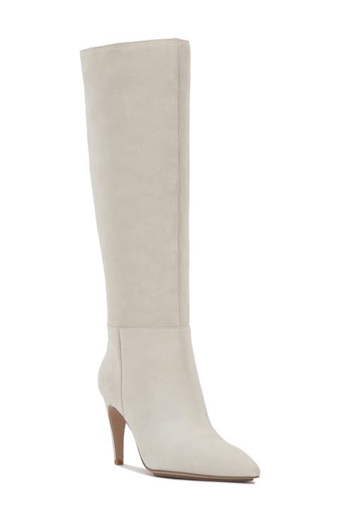 Brigitte Pointed Toe Knee High Boot