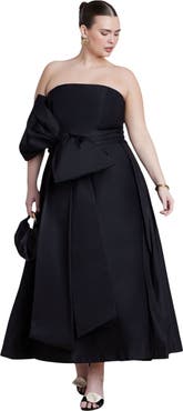 ELOQUII Dramatic Bow Gown