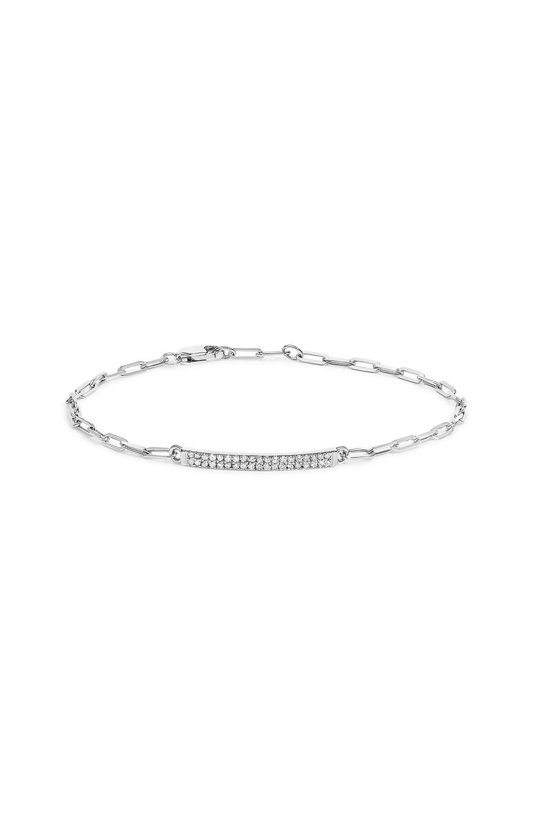 Haus of Brilliance Sterling Silver 1/7 Cttw Diamond Double Row Link Tennis Bracelet, Main, color, Silver