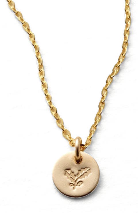 December Birth Flower Necklace