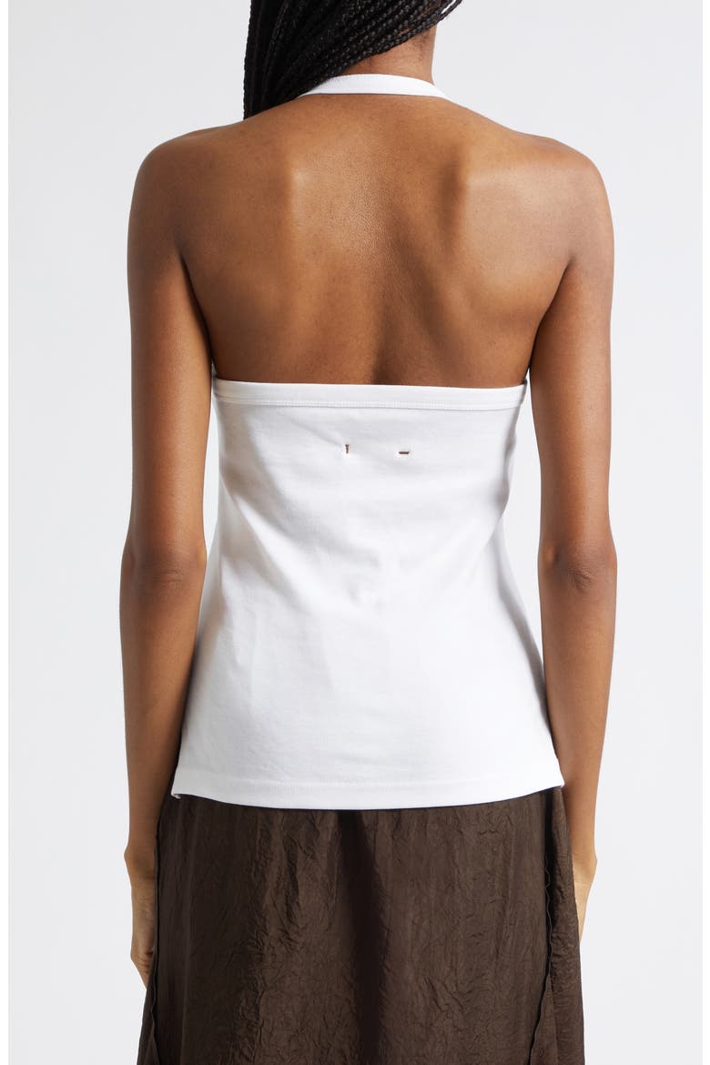 Clovis Organic Cotton Halter Tank, Alternate, color, MILK