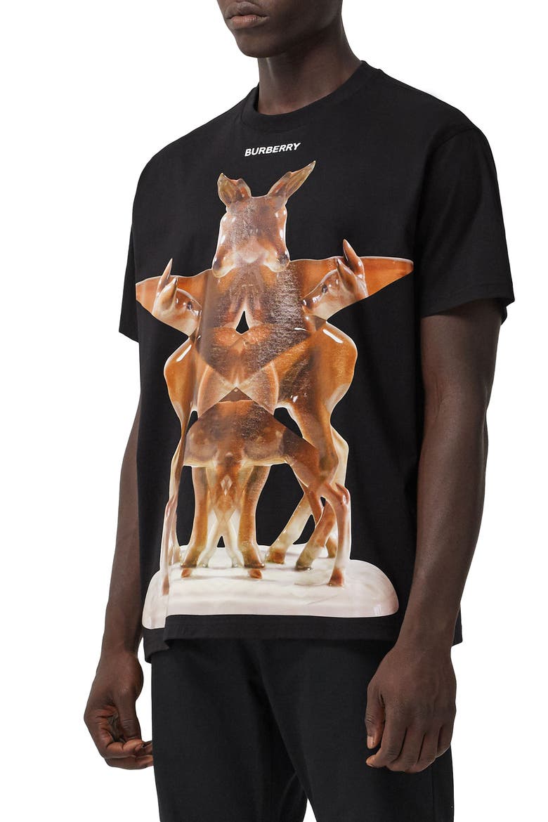 Elthorne Oversize Kaleidoscope Graphic Tee, Alternate, color, BLACK