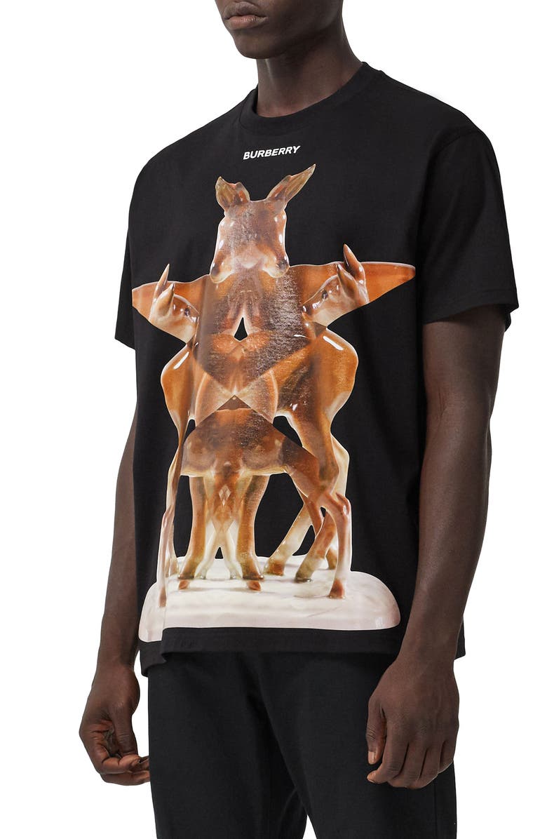 Burberry Elthorne Oversize Kaleidoscope Graphic Tee, Alternate, color,