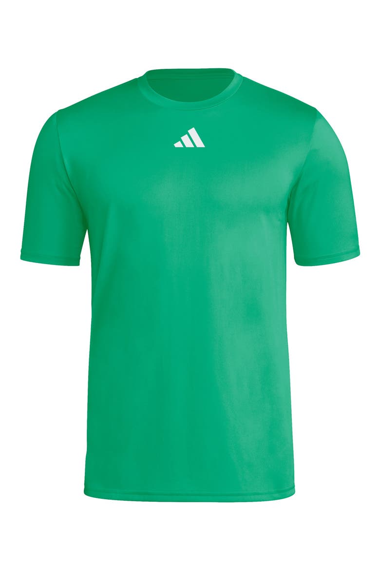 Short Sleeve Pregame T-Shirt, Main, color, TEAM GREEN/ WHITE