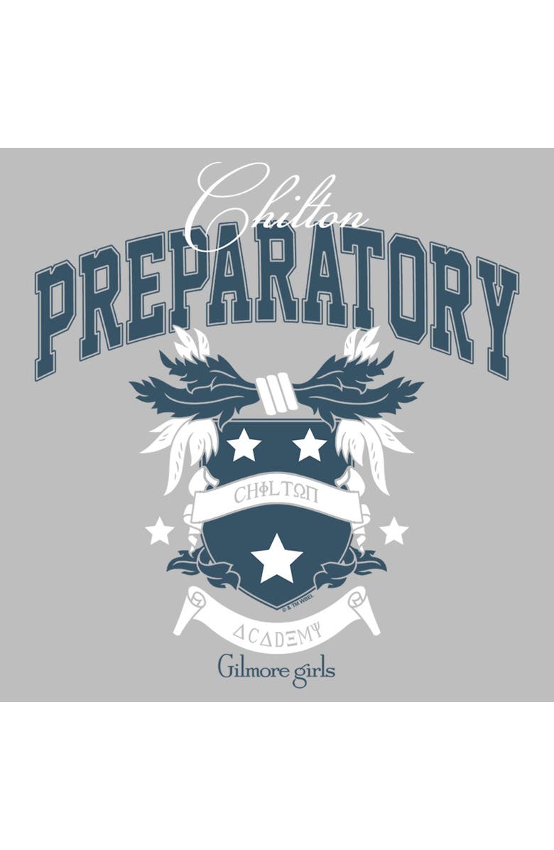 Gilmore Girls Men's Gilmore Girls Chilton Preparatory Logo Graphic T-Shirt, Alternate, color, Ice Grey