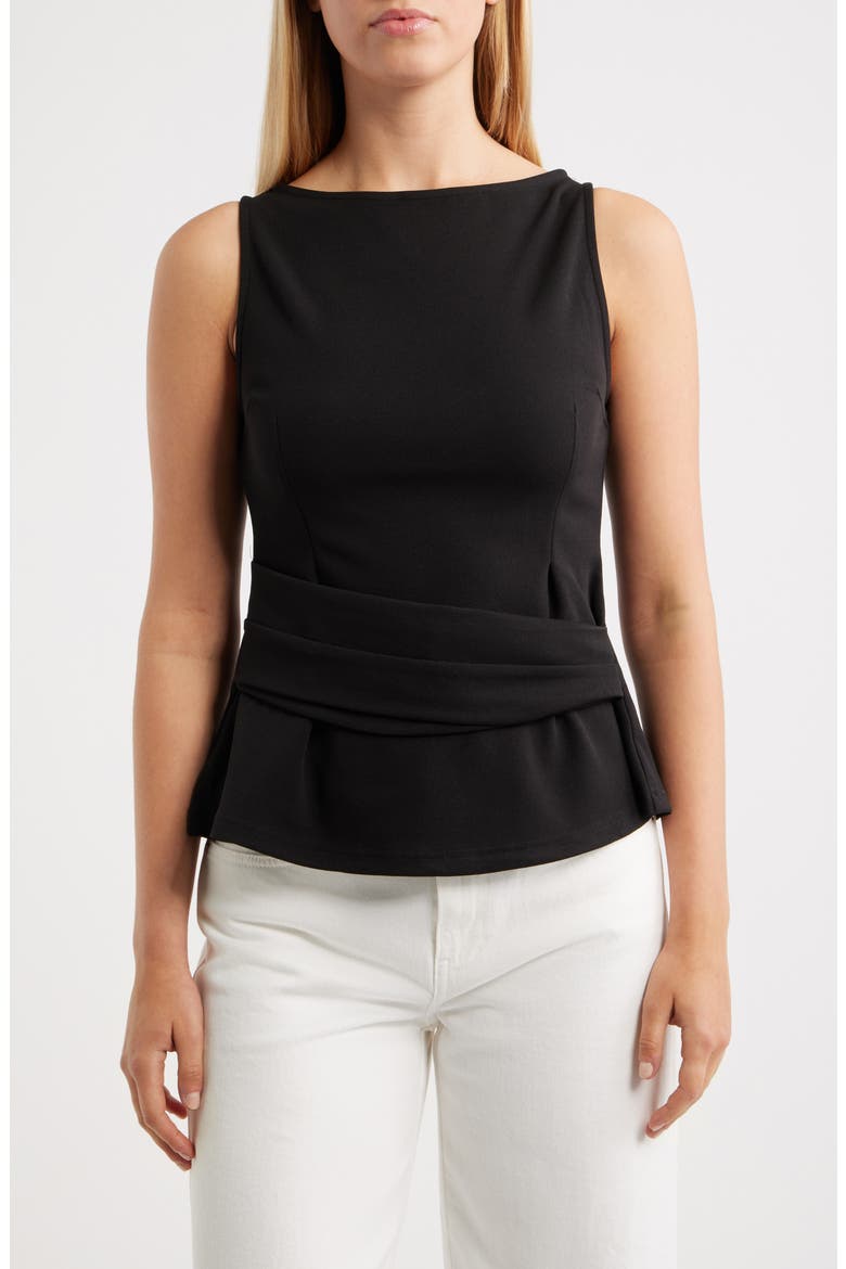 Silva Sleeveless Top, Main, color, BLACK