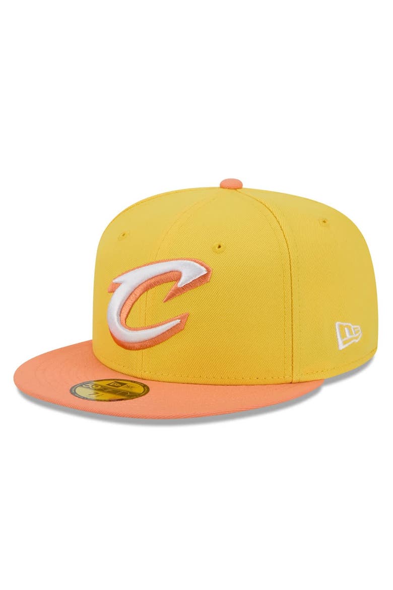 Men's New Era Gold Cleveland Cavaliers 2025/26 City Edition Alternate 59FIFTY Fitted Hat, Alternate, color, Gold