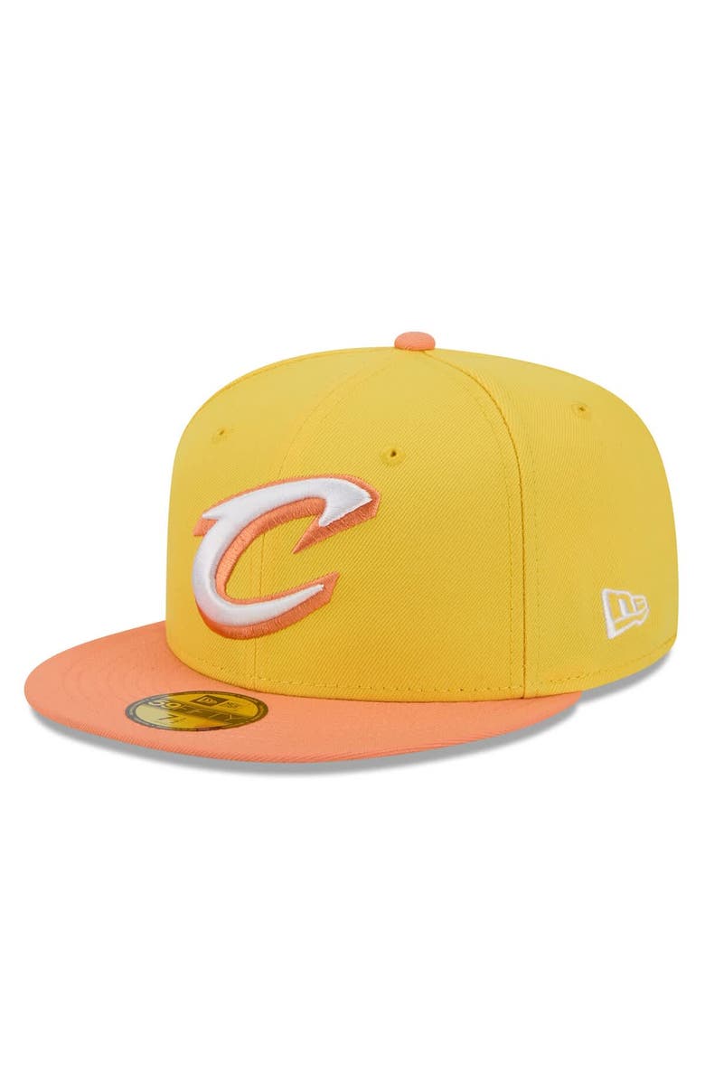 New Era Men's New Era Gold Cleveland Cavaliers 2025/26 City Edition Alternate 59FIFTY Fitted Hat, Alternate, color, Gold