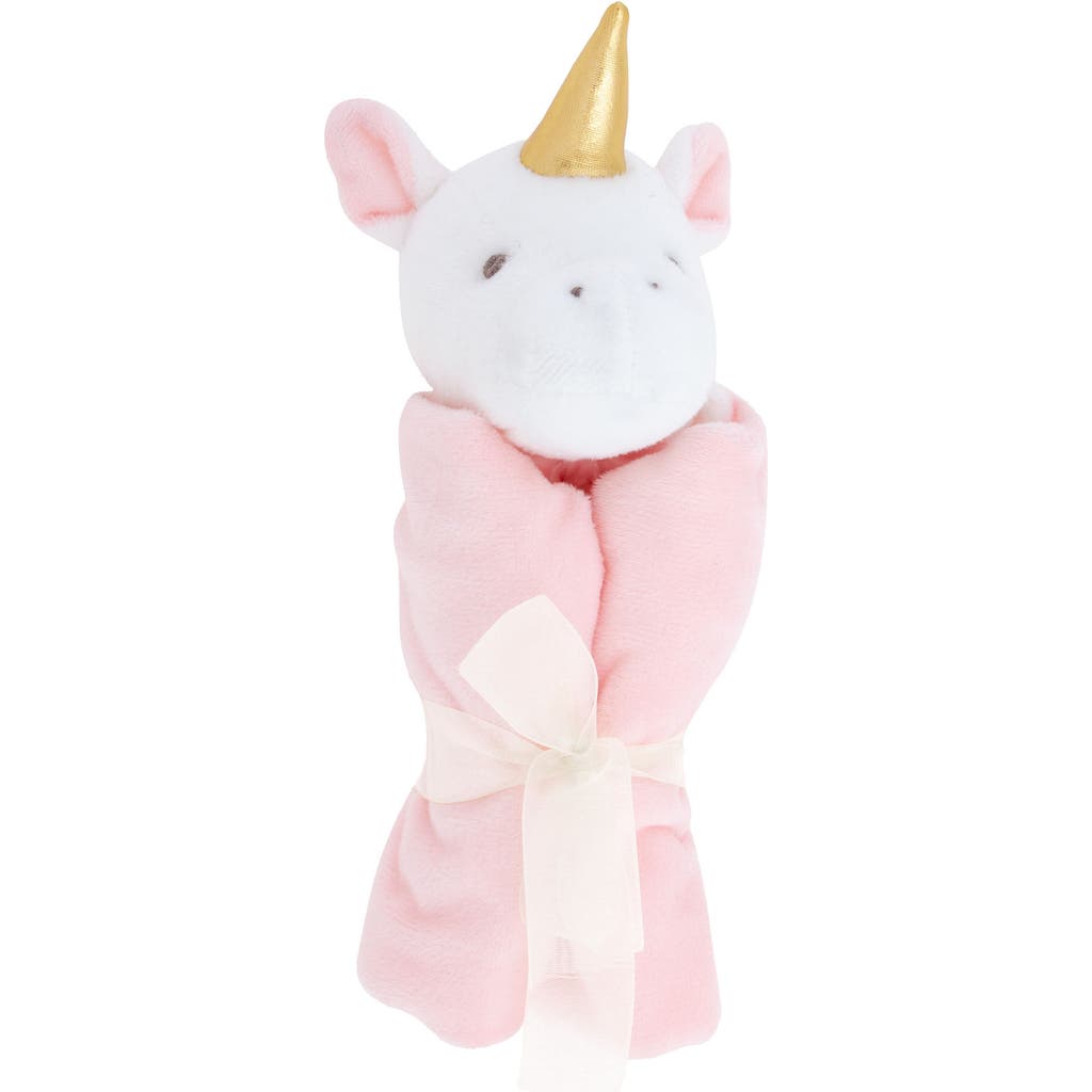 Stephen Joseph Plush Animal Lovie Toy In Pink