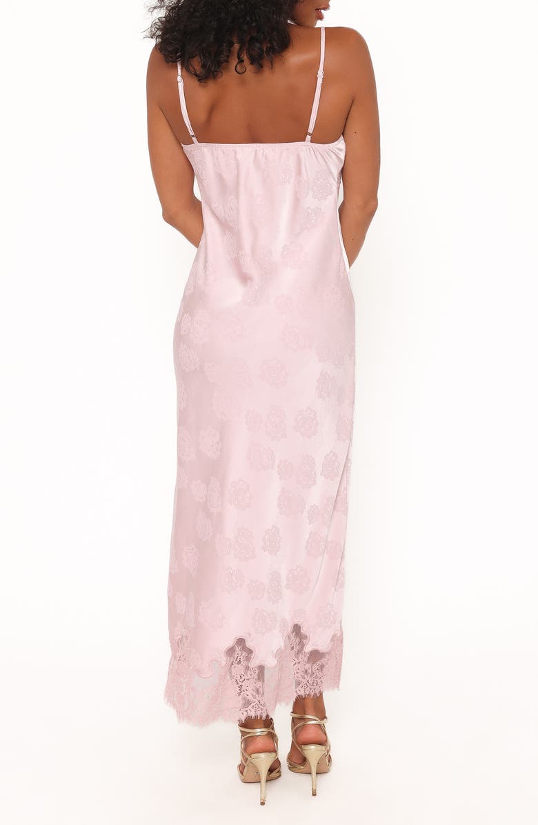 Petal & Pup Melita Lace Sleeveless Maxi Dress, Alternate, color, Pink