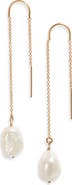 Set & Stones Sabina Keshi Pearl Threader Earrings
