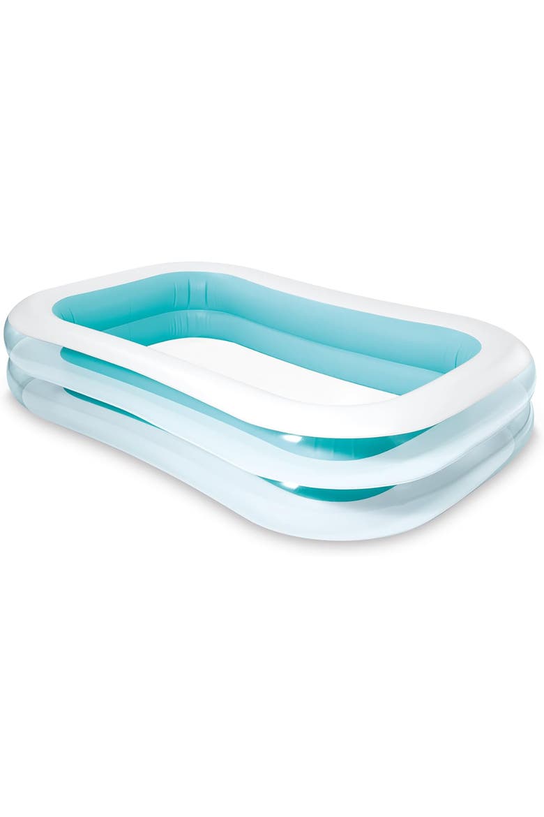 Inflatable 8.5' x 5.75' Swim Center Family Pool for 2-3 Kids, Ages 6+, Main, color, Multicolored