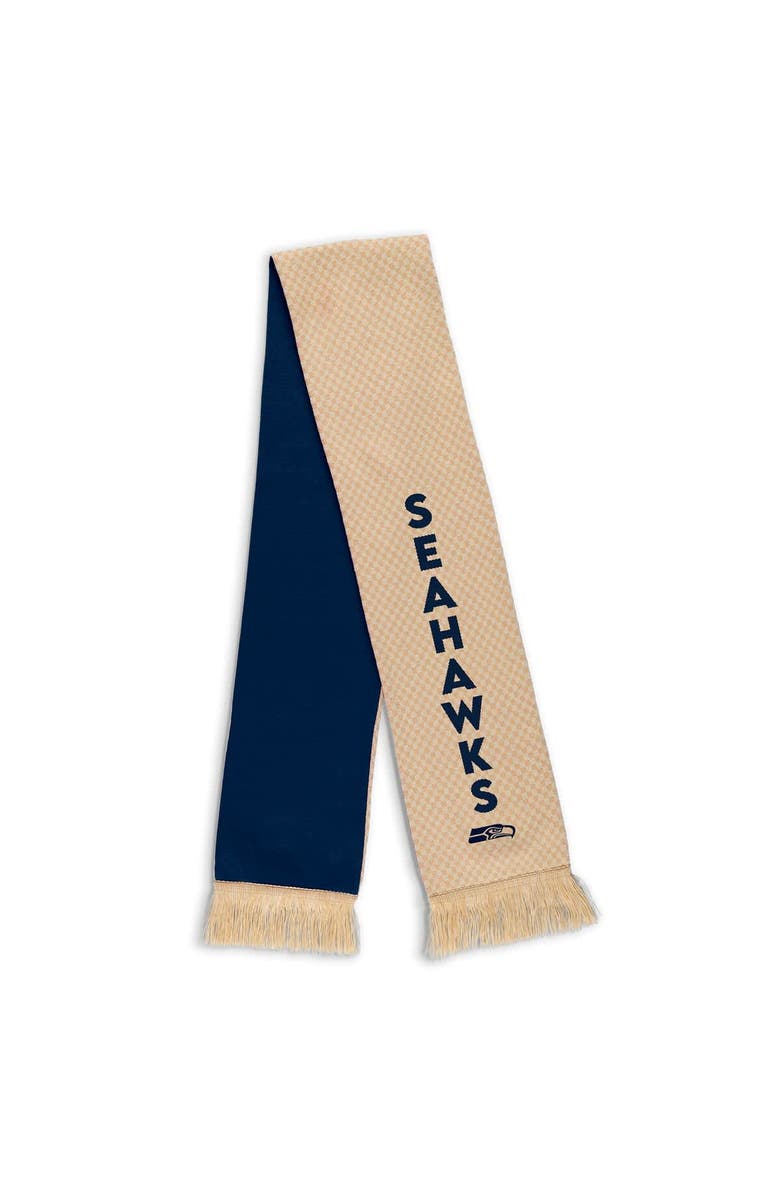WEAR by Erin Andrews Women's WEAR by Erin Andrews Seattle Seahawks Tonal Microcheck Scarf & Glove Set, Alternate, color, Tan