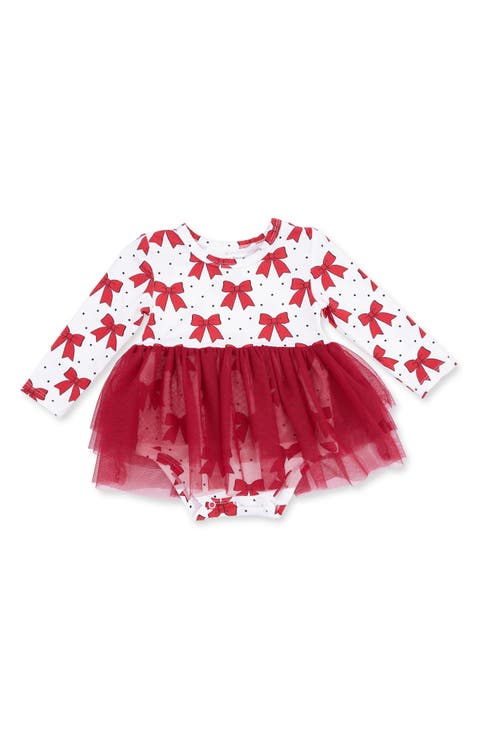 Festive Bows Tutu Bodysuit