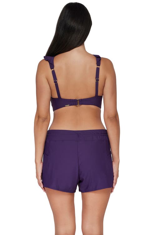 Sunsets Laguna Swim Short In Paradise Plum