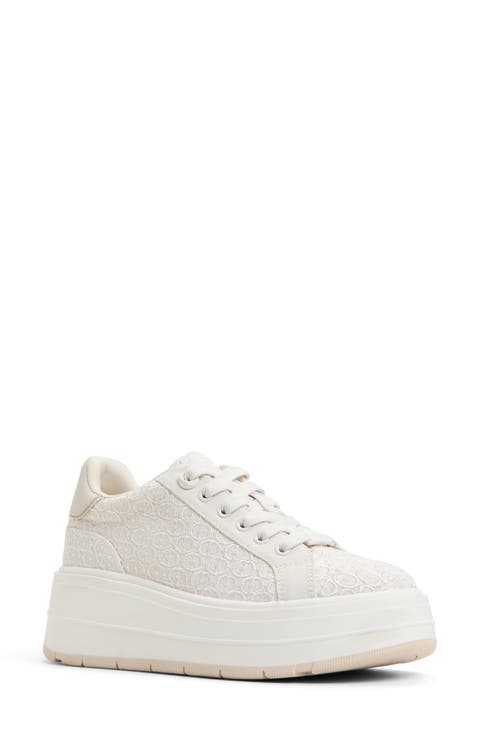 Ivory Platform Sneakers for Women | Nordstrom