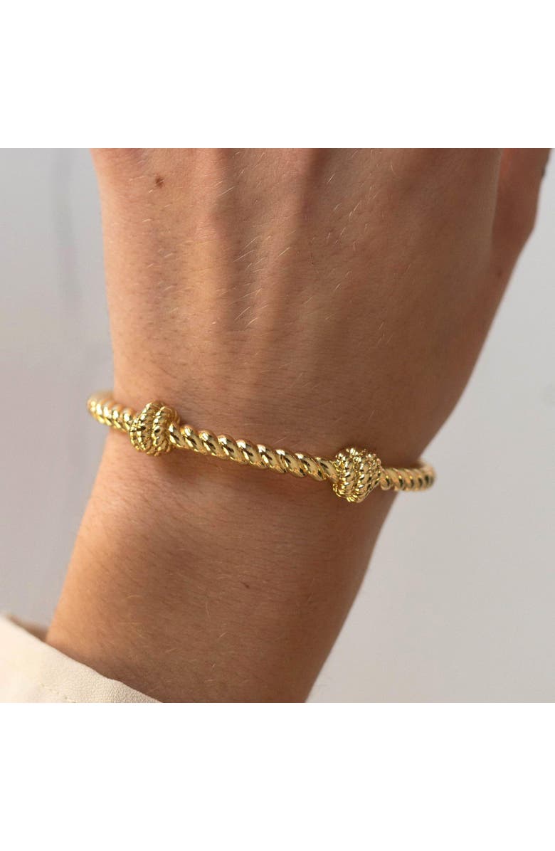Ivy & Pearl Co. The Windsor Twist Cuff, Alternate, color, Gold