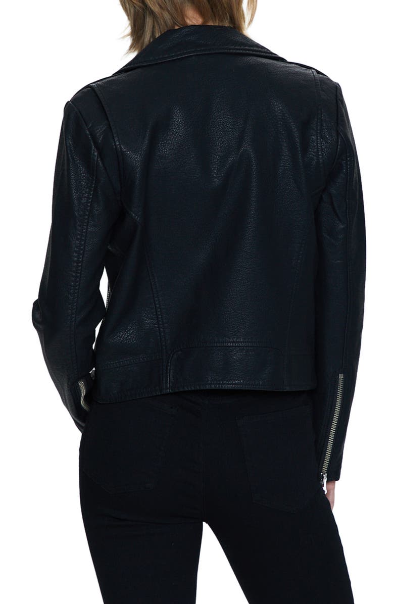 Pistola Nicolette Faux Leather Moto Jacket, Alternate, color,