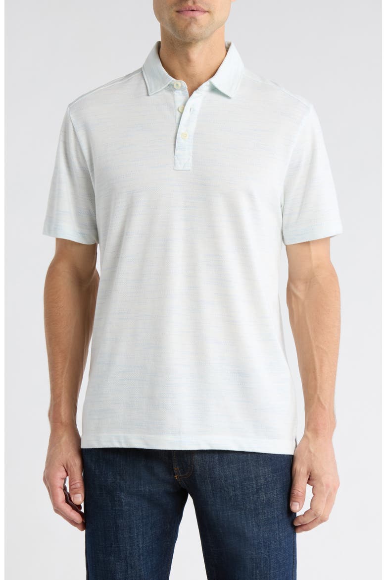 Ocean Sails Knit Polo, Main, color, AIR BLUE
