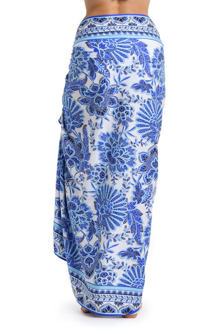 Beyond Print Cover-Up Pareo, Alternate, color, BLUE