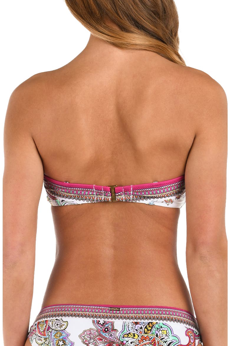 Krysta Bright Paisley Bikini Top, Alternate, color, WHITE MULTI