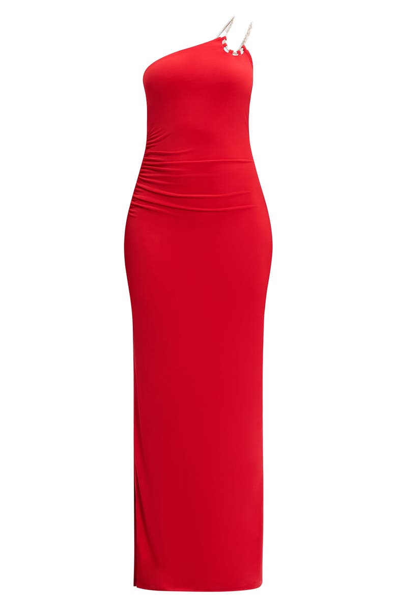 Herve Leger The Genevieve Gown, Alternate, color, Cardinal