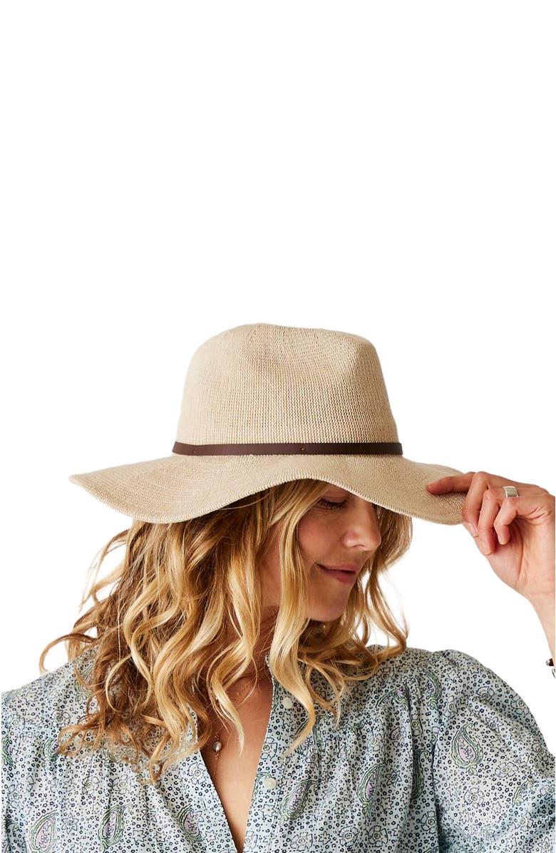 Carve Designs Panama Hat, Alternate, color, Light Khaki