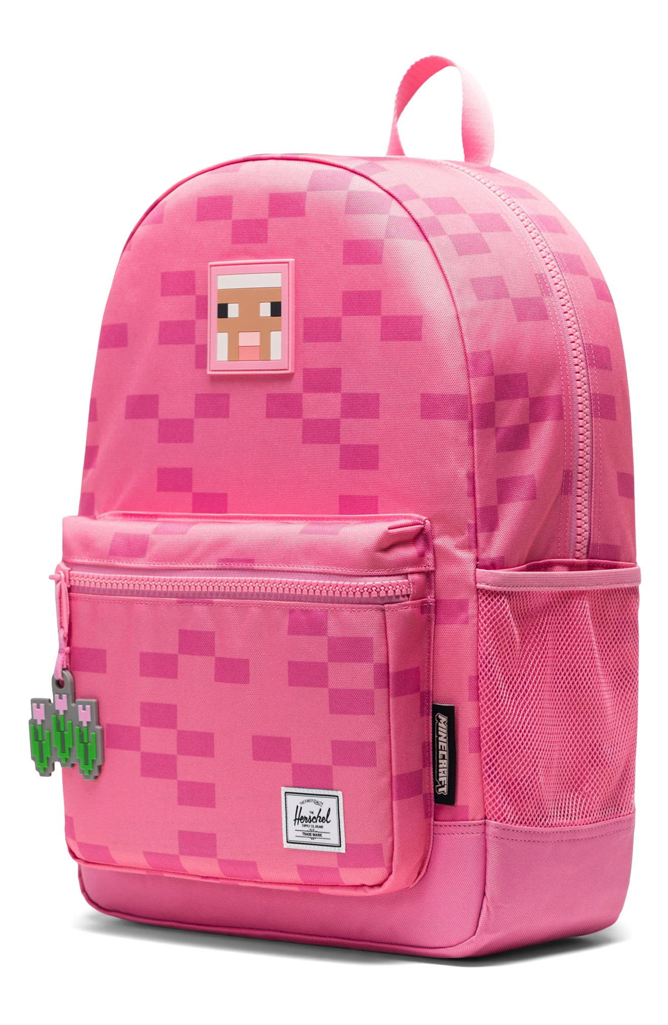 Kids' Minecraft Herschel Heritage Backpack, Alternate, color, PINK SHEEP