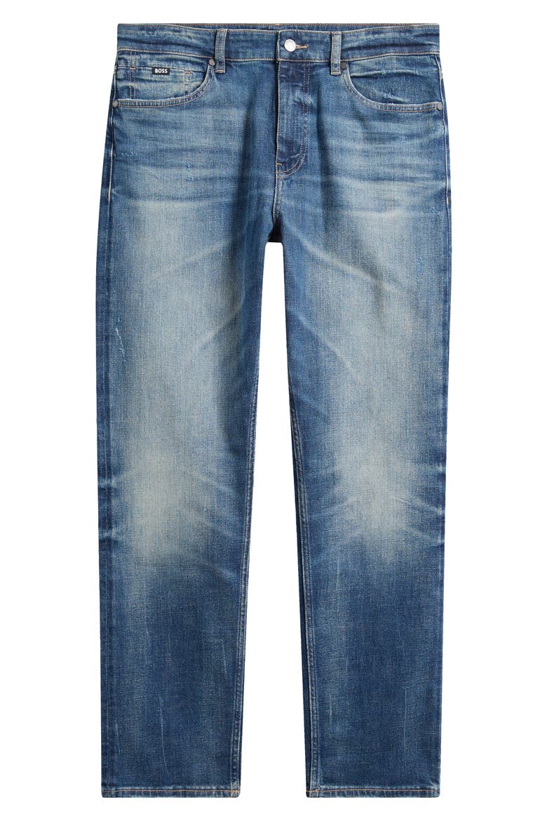 Ogden Straight Leg Jeans, Alternate, color, MEDIUM BLUE