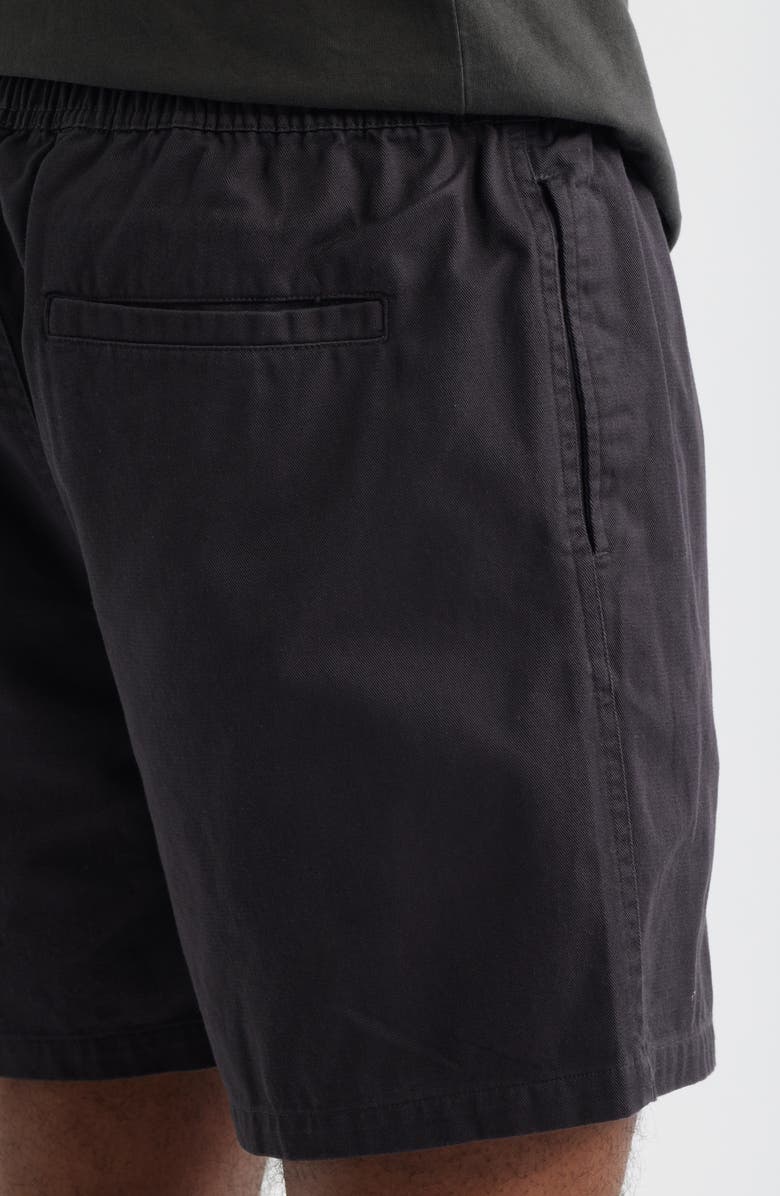 Museum of Peace & Quiet Leisure Cotton Twill Shorts, Alternate, color, Black