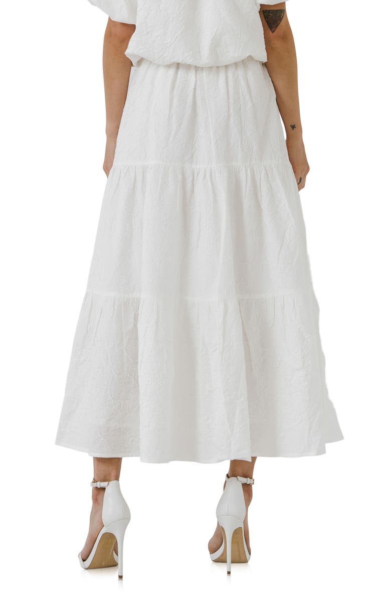 Endless Rose Textured Midi Skirt, Alternate, color, 