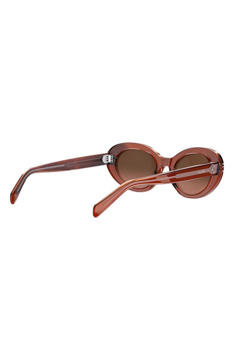 CELINE 53mm Gradient Cat Eye Sunglasses, Alternate, color, 