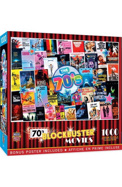 70's Blockbusters 1000 Piece Puzzle