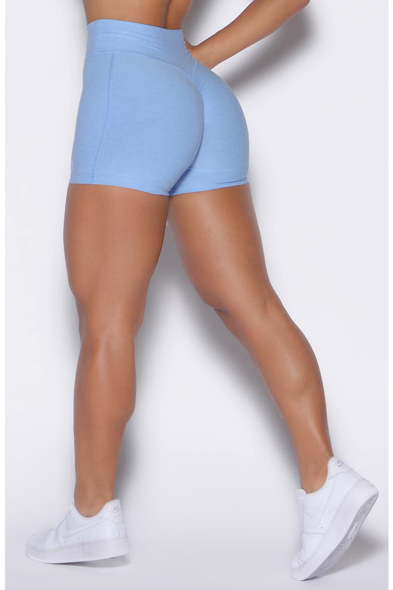 Tiny Waist Shorts, Alternate, color, Bright Hydrangea