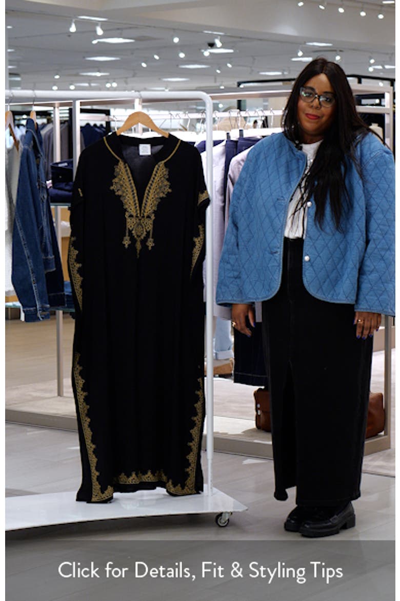 Evelina Embroidered Caftan video