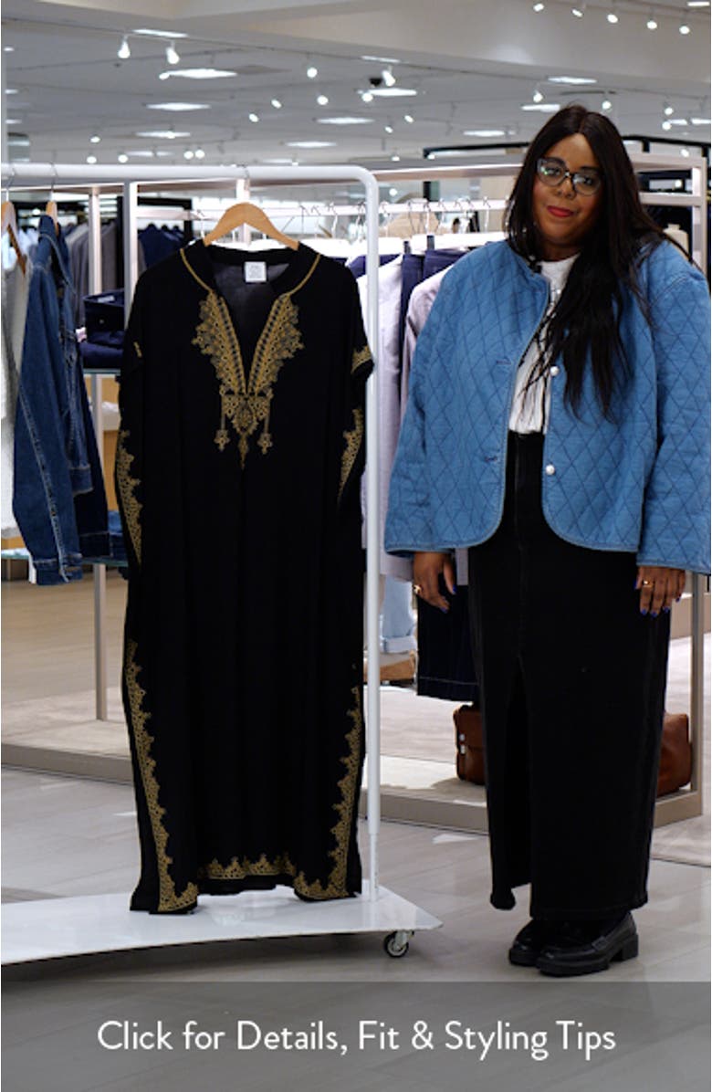 Evelina Embroidered Caftan, sales video thumbnail