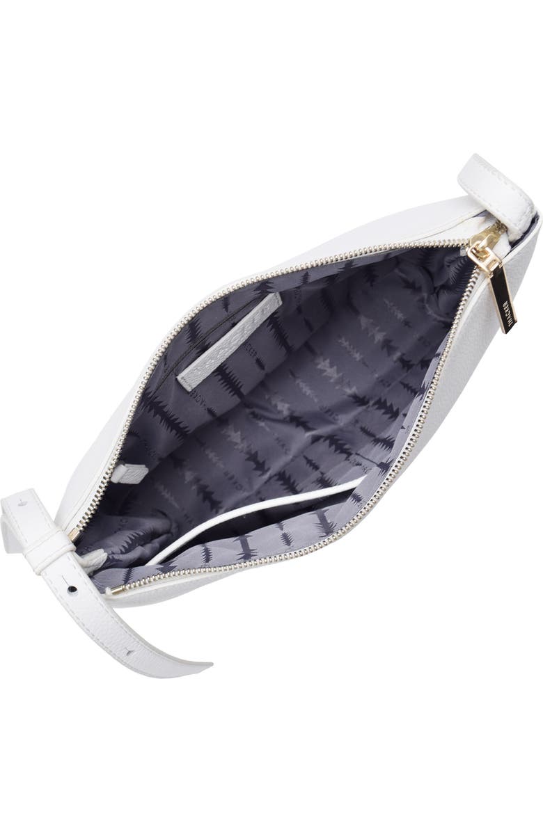 Thacker Callie Leather Crossbody Bag, Alternate, color, White