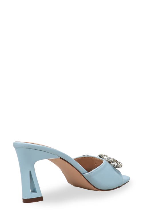CHASE & CHLOE CHASE AND CHLOE ARABELLA RHINESTONE BOW MULE SANDAL